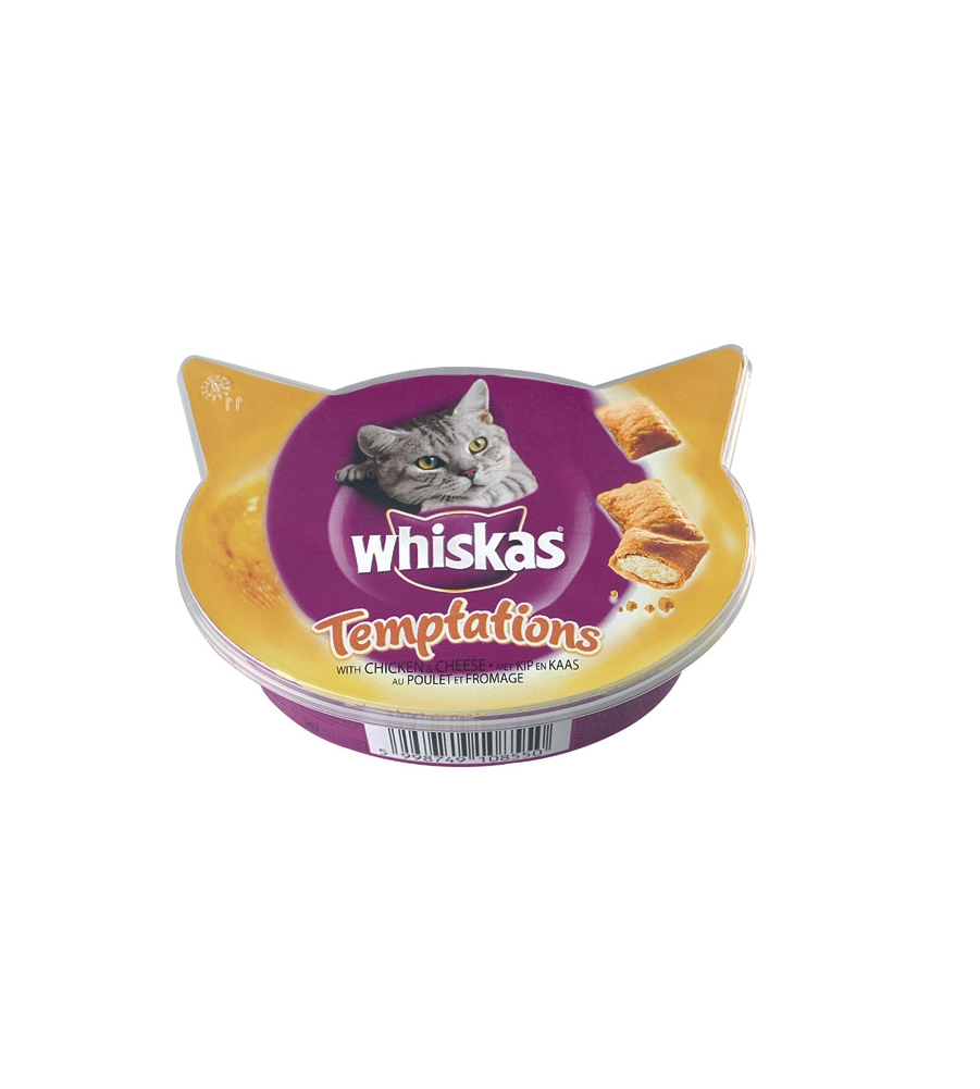 WHISKAS TEMPTATIONS POLLO 60GR